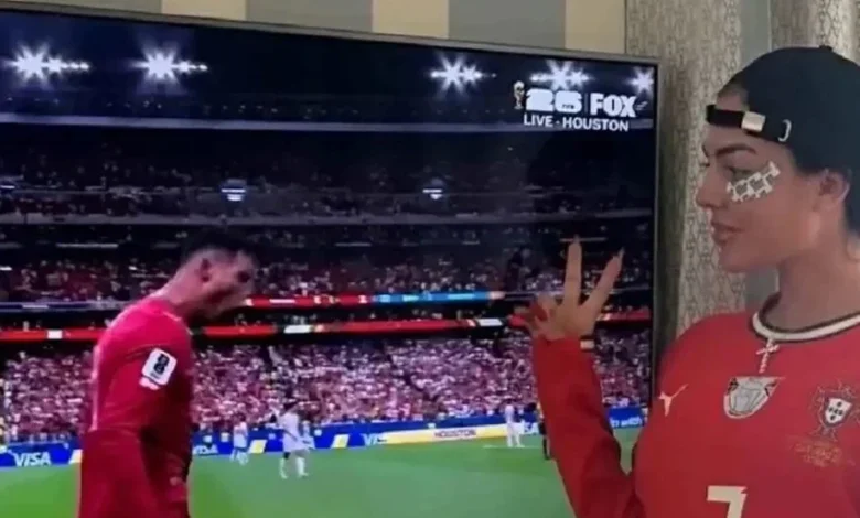 جورجينا تعبر عن مشاعرها تجاه دموع رونالدو بعد الخروج من المونديال