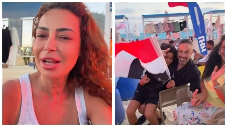 داليا مصطفى تحتفل بتأهل منتخب مصر إلى دور الـ16 في كأس العالم