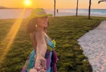 رانيا يوسف تستمتع بإجازتها الصيفية أمام البحر وجمهورها يتفاعل مع صورها