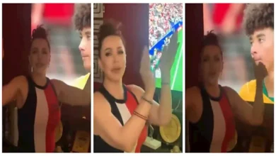 سوزان نجم الدين تحتفل بتأهل منتخب مصر إلى دور الـ 16