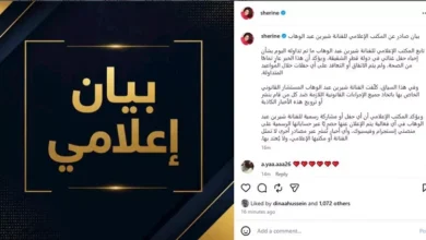 شيرين عبدالوهاب تبدأ إجراءات قانونية ضد مروجي الشائعات