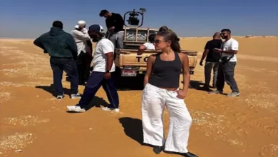 كواليس تصوير فيديو كليب جديد يجمع كنزي وعبدالله عمرو دياب
