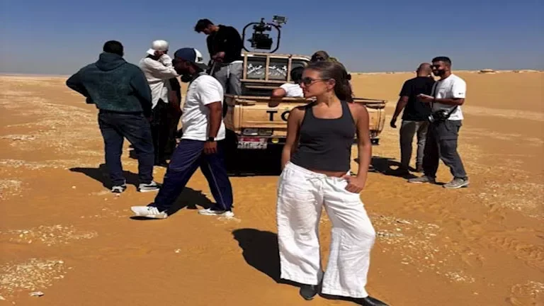 كواليس تصوير فيديو كليب جديد يجمع كنزي وعبدالله عمرو دياب 1 كواليس تصوير فيديو كليب جديد يجمع كنزي وعبدالله عمرو دياب