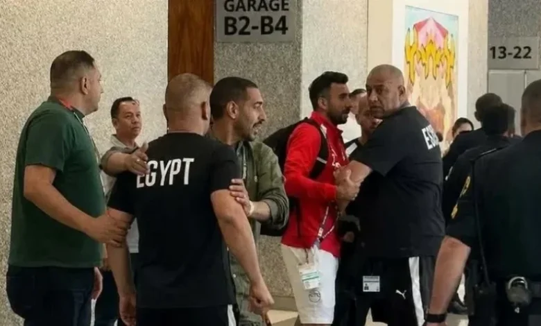 مدير منتخب مصر يتعرض للاشتباك مع عنصر أمن أمريكي 1 مدير منتخب مصر يتعرض للاشتباك مع عنصر أمن أمريكي