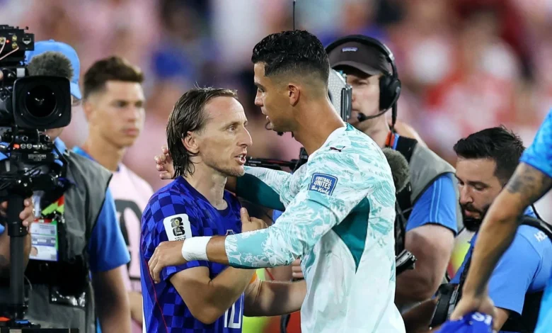 مودريتش ورونالدو: أول مواجهة في تاريخ المونديال وآخر لحظة وداع