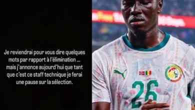 نجم منتخب السنغال ينتقد مدربه بعد الخروج من المونديال ويكشف عن قرار مفاجئ 6 نجم منتخب السنغال ينتقد مدربه بعد الخروج من المونديال ويكشف عن قرار مفاجئ