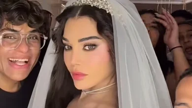هيفاء وهبي تثير التكهنات بإطلالة عروس ورسالة غامضة