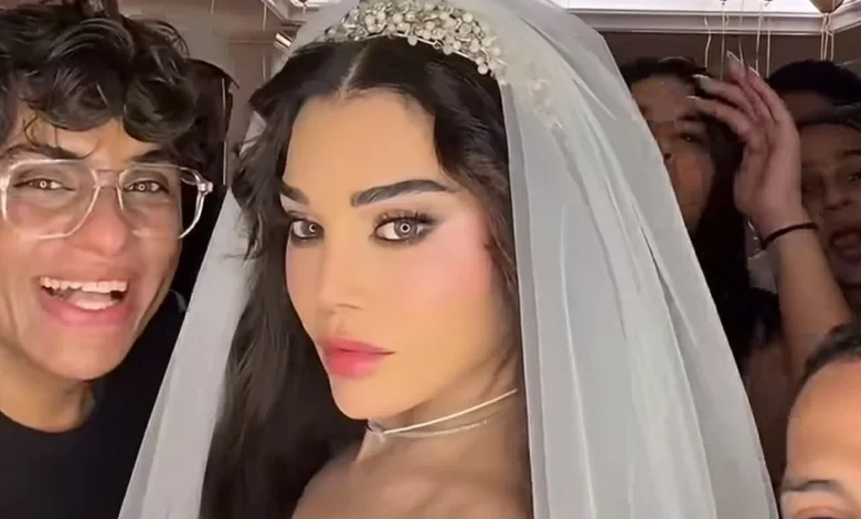 هيفاء وهبي تثير التكهنات بإطلالة عروس ورسالة غامضة