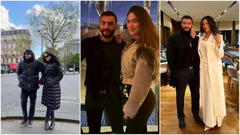20 صورة توثق لحظات هاجر أحمد مع زوجها أحمد الحداد بعد تصدرها التريند