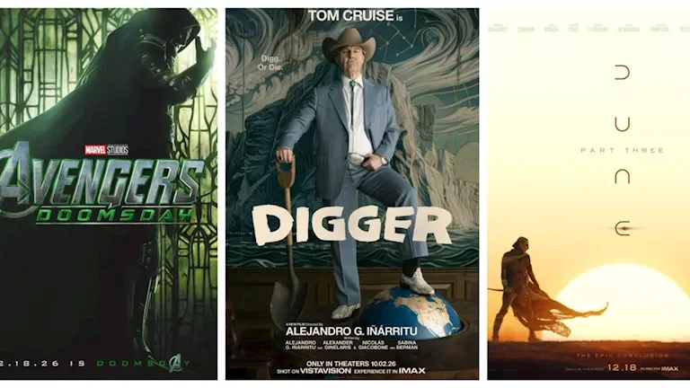 أبرز الأعمال الفنية المنتظرة حتى نهاية 2026: من "Avengers" إلى "Digger"