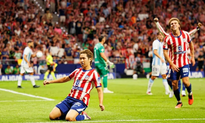 أتلتيكو مدريد يحقق انتصاراً على ملقا بهدفين دون رد في غياب ألفاريز