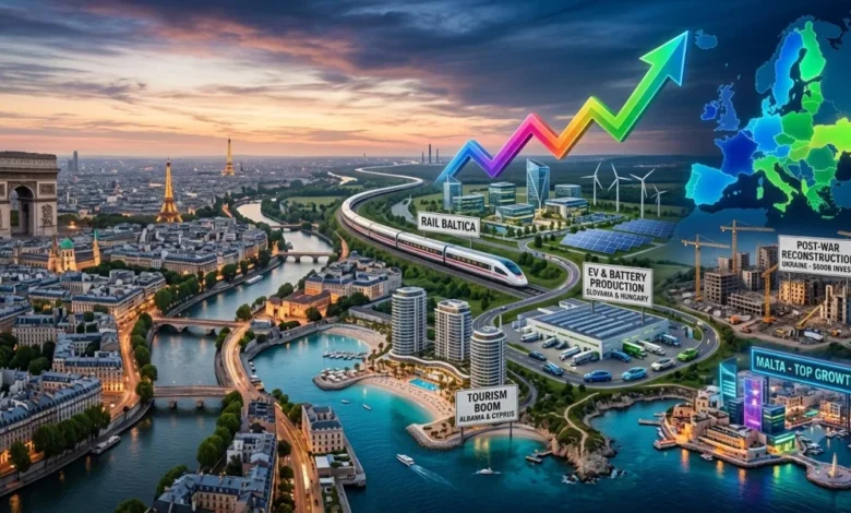 أسرع الاقتصادات الأوروبية نمواً حتى عام 2031