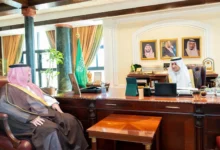 أمير تبوك يستقبل مدير فرع وزارة الرياضة في المنطقة