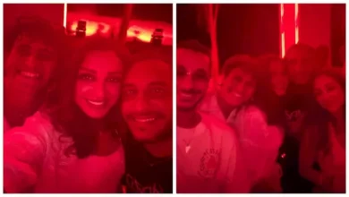 أنغام تظهر برفقة أبنائها وأحمد مالك وزياد ظاظا في أحدث جلسة تصوير