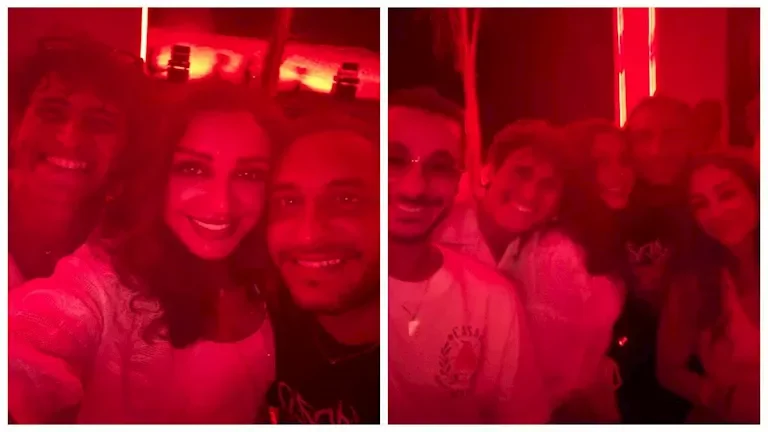 أنغام تظهر برفقة أبنائها وأحمد مالك وزياد ظاظا في أحدث جلسة تصوير