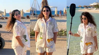 أيتن عامر تتألق بإطلالة صيفية على شاطئ البحر وتشارك جمهورها أحدث صورها