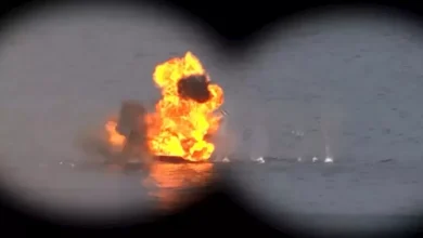 إصابة سفينة بمقذوف مجهول في مضيق هرمز حسب هيئة بحرية بريطانية