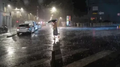 إعصار قوي يضرب جنوب فرنسا وتحذير برتقالي صادر عن السلطات