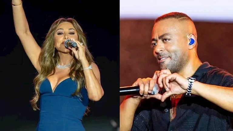 إليسا وتامر عاشور يقدمان عرضاً مميزاً على مسرح يو أرينا في فعاليات يلا ساحل