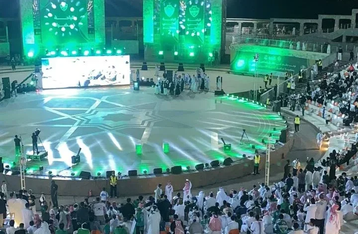 الباحة تحتفل بالأهلي بأهازيج وكؤوس ودبكة