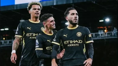 السيتي يحقق انتصاراً ساحقاً على بالاس ويتصدر الدوري الإنجليزي مؤقتاً