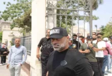 الصور الأولى من مراسم وداع الفنان الراحل محمد التاجي