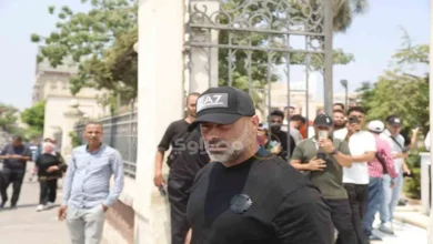 الصور الأولى من مراسم وداع الفنان الراحل محمد التاجي