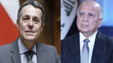 العراق وسويسرا يؤكدان أهمية إطلاق مبادرات لوقف الصراع في المنطقة