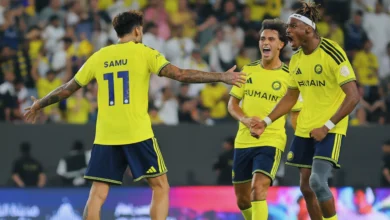 "النصر يحقق ريمونتادا في الأول بارك ويتصدر الدوري"