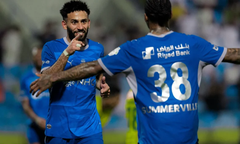 الهلال يحقق فوزاً كبيراً على الخليج بخماسية في الدمام