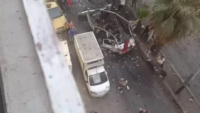 انفجار عبوة ناسفة في حافلة ركاب بريف دمشق يسفر عن أشلاء بشرية وسبعة مصابين
