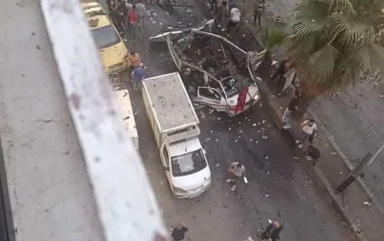 انفجار عبوة ناسفة في حافلة ركاب بريف دمشق يسفر عن أشلاء بشرية وسبعة مصابين