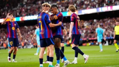 برشلونة يتجاوز بلباو ويعتلي قمة الدوري الإسباني