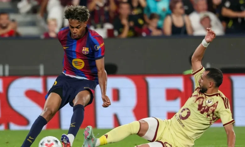 برشلونة يتوج بلقب كأس جوان غامبر بعد انتصاره على الأهلي المصري