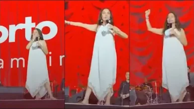 بسمة وهبة تتألق في تقديم حفل شيرين بالساحل بحضور جماهيري واسع
