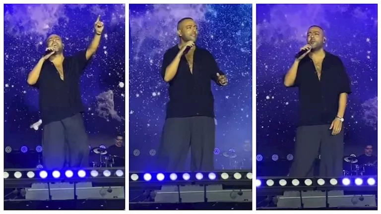 تامر عاشور يشدو مع جمهور حفل يلا ساحل بأغنية "هيجيلي موجوع" بدون موسيقى