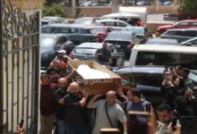 جنازة محمد التاجي: 25 صورة توثق حضور أشرف زكي ومجدي بدر
