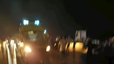حادث تصادم على طريق بنها الحر يسفر عن وفاة شخص وإصابة 8 آخرين