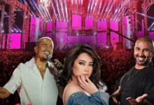 حفل فني يجمع عمرو وشيرين وحماقي وأنغام في الساحل الشمالي اليوم