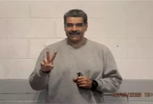 رئيس فنزويلا يظهر من سجنه في أمريكا ويوجه رسالة لأنصاره