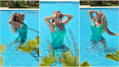 رزان مغربي تحتفل بعيد ميلادها في أجواء مائية مميزة - صور