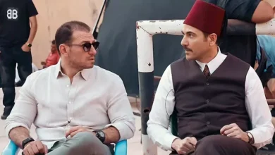 صلاح الجهيني يتواجد مع أحمد عز خلف كواليس فيلم "فرقة الموت"