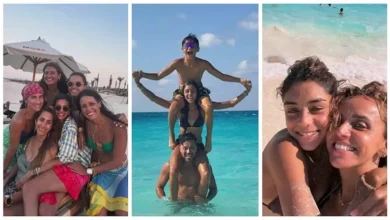 علا رشدي تستمتع بأجواء الصيف في عطلة مع أحمد داود وأصدقائهما في 11 صورة