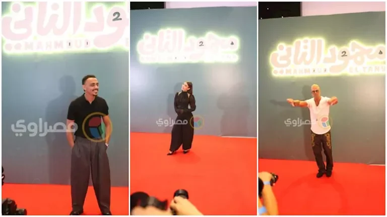 كارولين عزمي تحضر العرض الخاص لفيلم "محمود التاني"