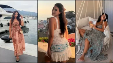 لقطات مميزة لنجوم الفن خلال 24 ساعة: رانيا يوسف بفستان جريء وياسمين صبري أمام البحر