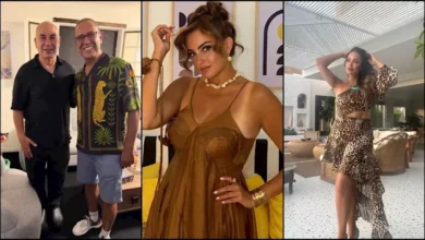 لقطات مميزة لنجوم الفن في يوم واحد: منة فضالي أمام حمام السباحة وإلهام شاهين على البحر