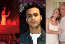 لميس الحديدي تتألق في حفل شيرين عبد الوهاب وعمرو دياب بالساحل
