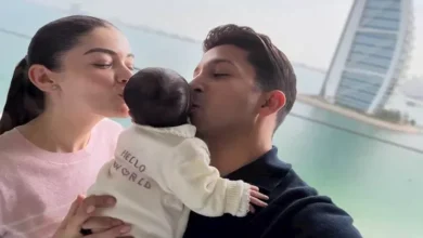 ليلى أحمد زاهر وهشام جمال يرحبان بقدوم طفلتهما الأولى ويختاران لها اسماً مميزاً