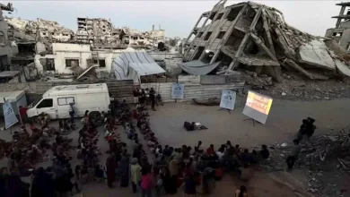 مؤسسة مشهراوي تقدم عروض أفلامها لسكان قطاع غزة في ظل الدمار