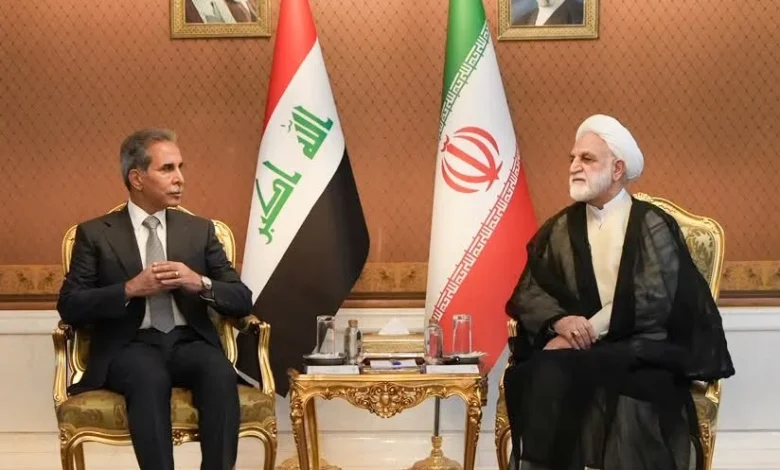 مباحثات بين رئيسي القضاء العراقي والإيراني لتعزيز التعاون القضائي
